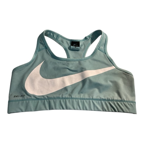 Nike Dri-FIT Pink and Teal Sports Bras Set of 2 - Picture 3 of 11